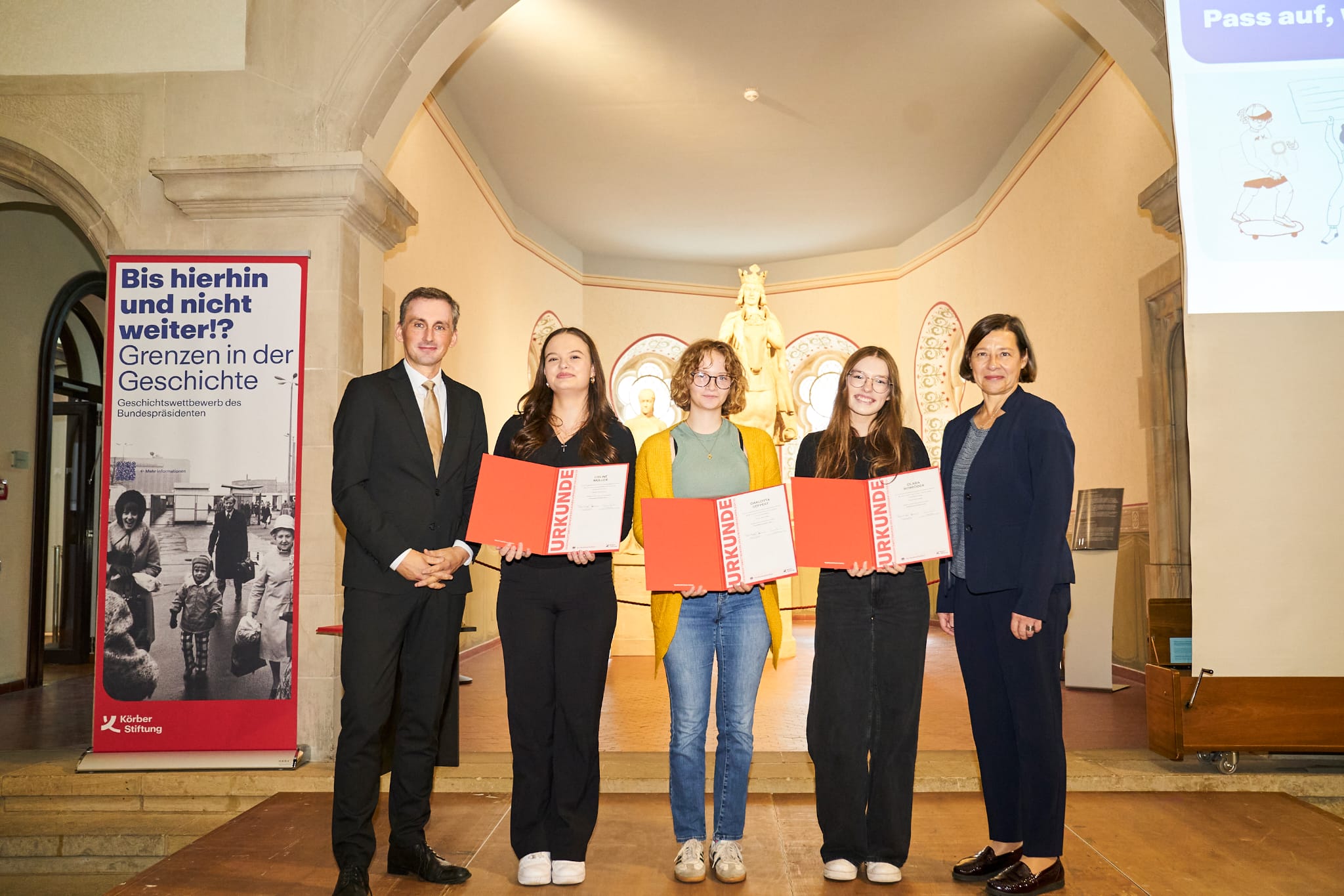 Förderpreis für Schulprojekt beim Geschichtswettbewerb des Bundespräsidenten der Körber-Stiftung